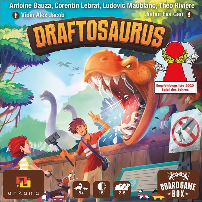 Draftosaurus Schachtelvorderseite