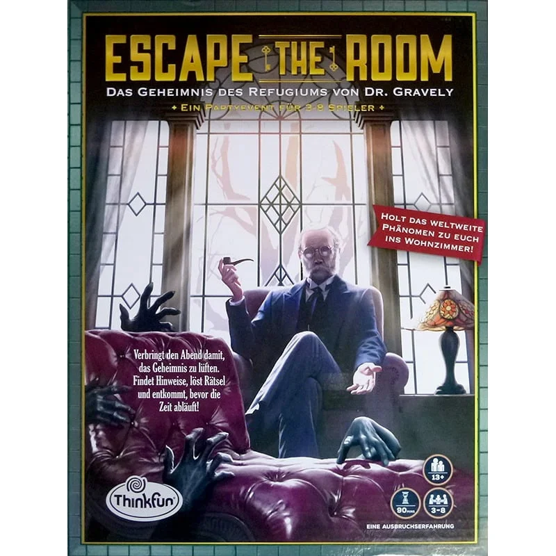 Escape the Room 13+ - Das Geheimnis des Refugiums von Dr. Gravely Escape the Room 13+ - Das Geheimnis des Refugiums von Dr. Gravely