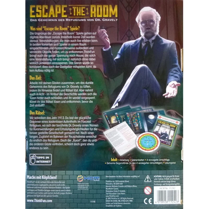 Escape the Room 13+ - Das Geheimnis des Refugiums von Dr. Gravely Escape the Room 13+ - Das Geheimnis des Refugiums von Dr. Gravely – Bild 2