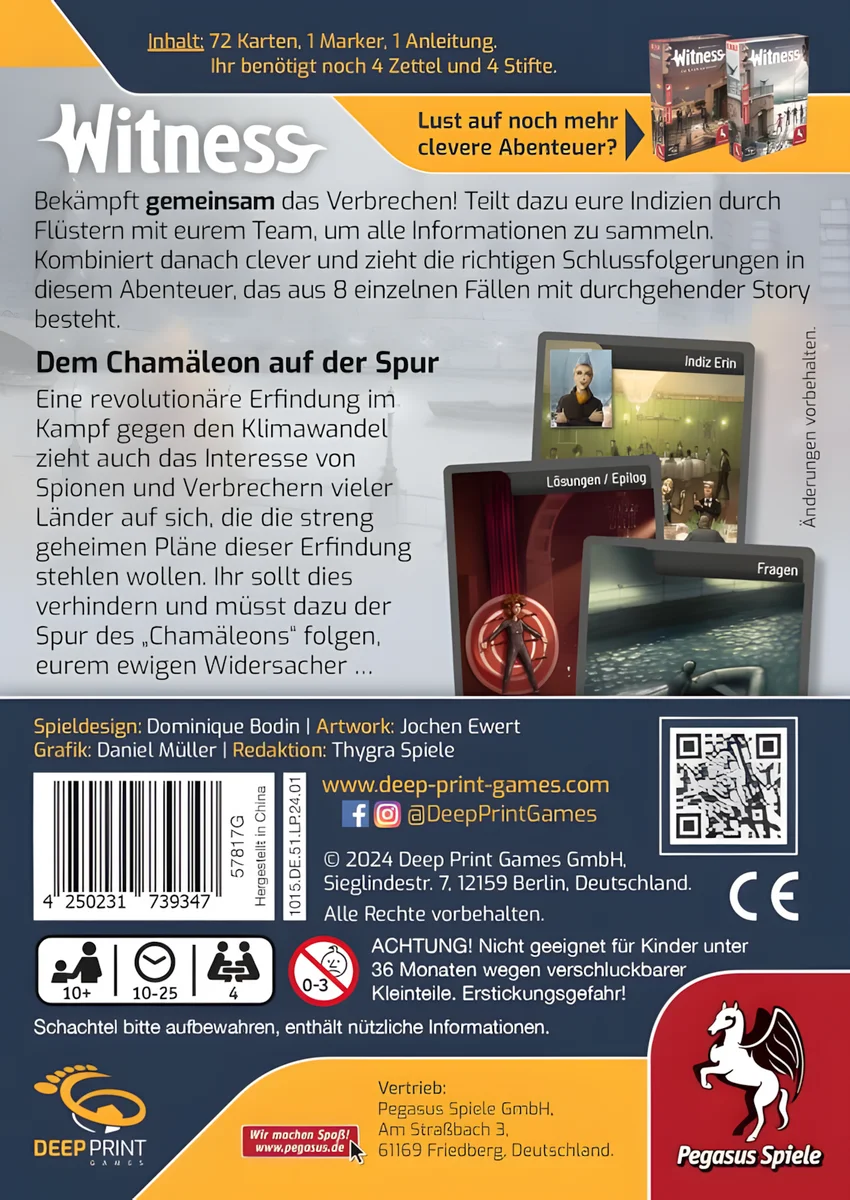Witness - Dem Chamäleon auf der Spur Witness - Dem Chamäleon auf der Spur – Bild 2