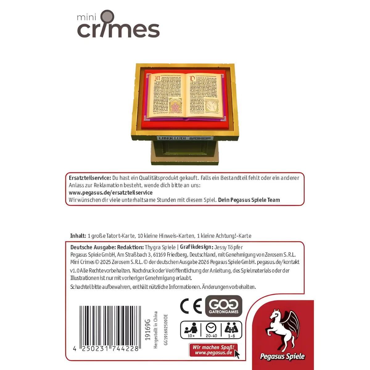 MiniCrimes – Ein wertvolles Buch MiniCrimes – Ein wertvolles Buch – Bild 2