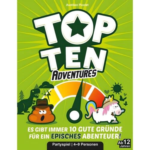 Top Ten Adventures Schachtelvorderseite