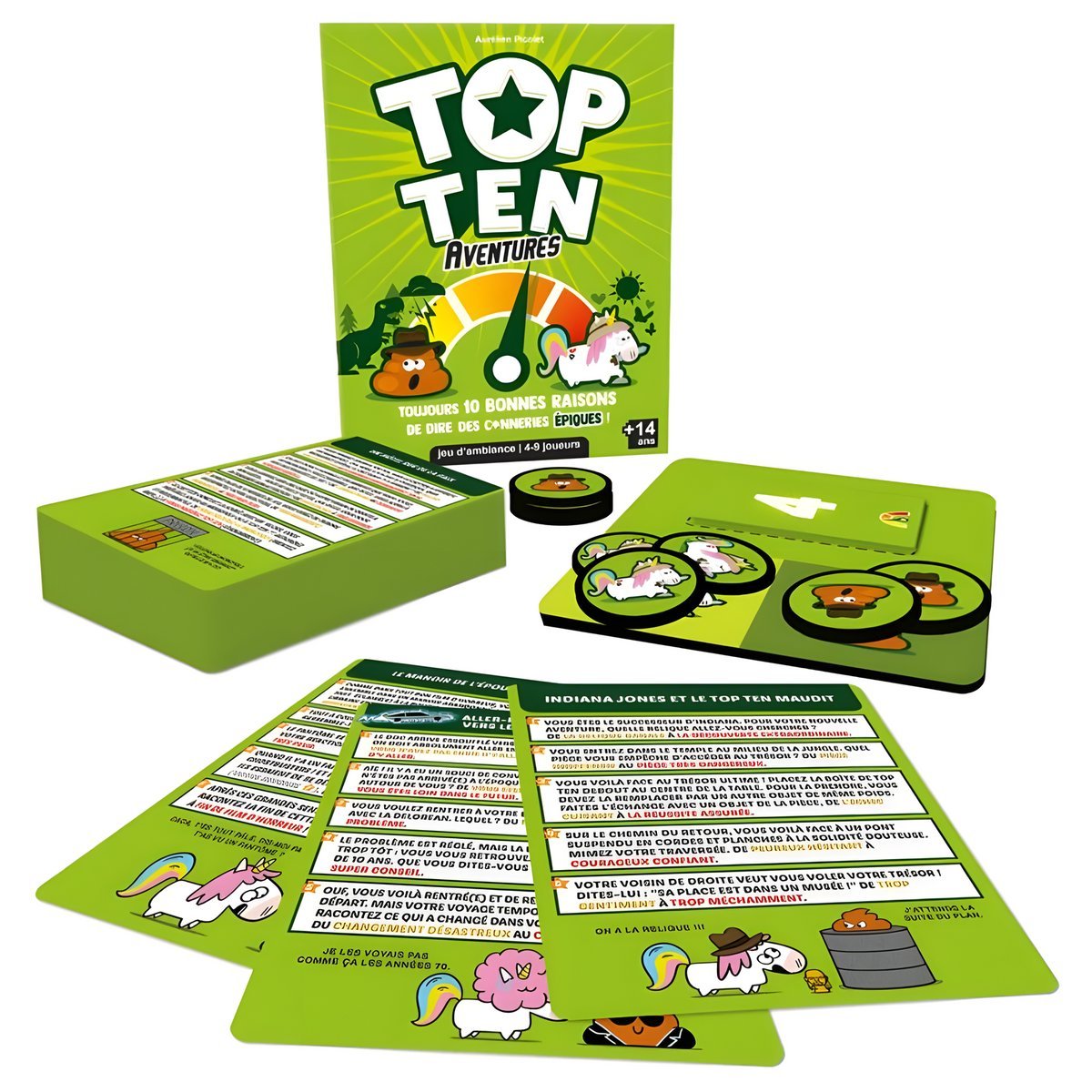 Top Ten Adventures Top Ten Adventures Spielmaterial